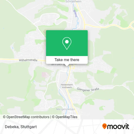 Debeka map