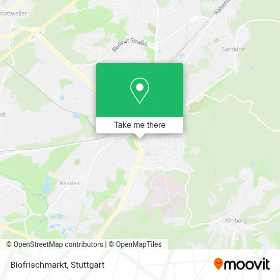 Biofrischmarkt map