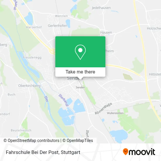 Fahrschule Bei Der Post map