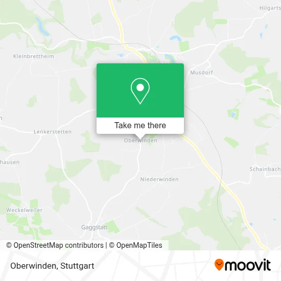 Oberwinden map