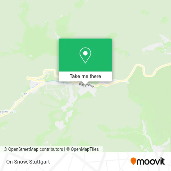 On Snow map