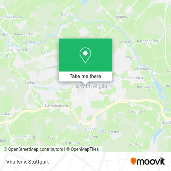 Vhs Isny map