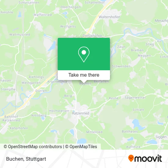 Buchen map