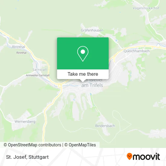 St. Josef map