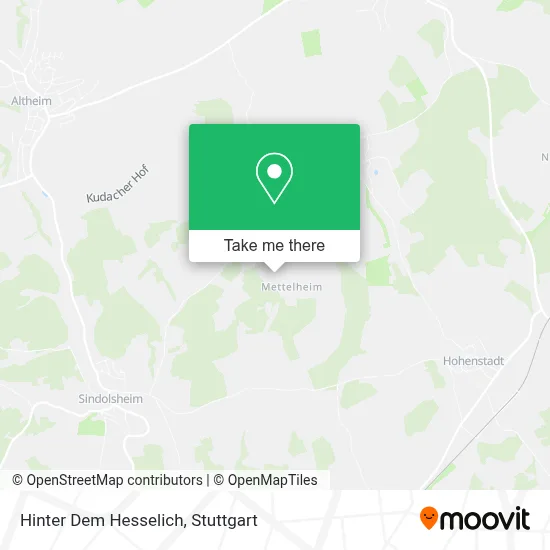 Hinter Dem Hesselich map