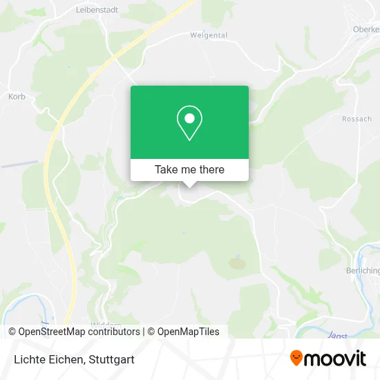Lichte Eichen map