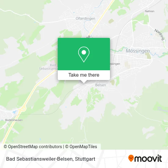 Bad Sebastiansweiler-Belsen map