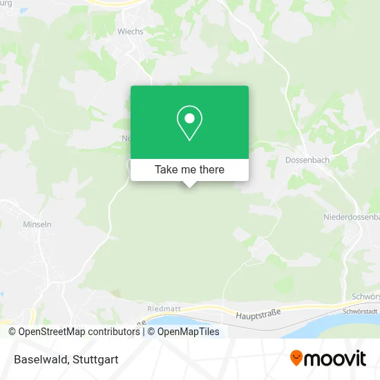 Baselwald map