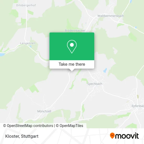 Kloster map