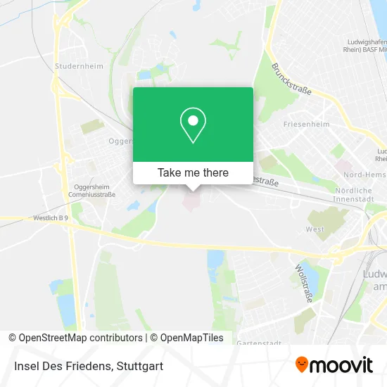 Insel Des Friedens map