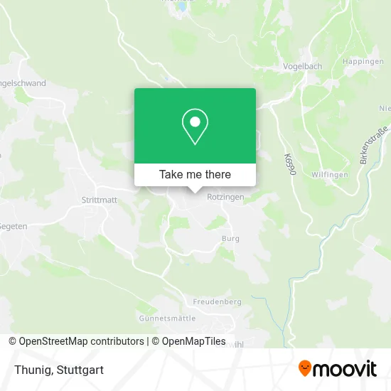 Thunig map