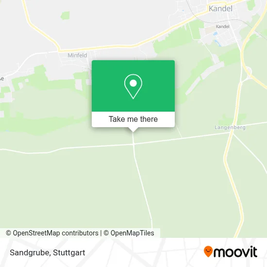 Sandgrube map