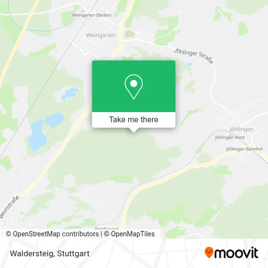 Waldersteig map