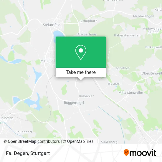 Fa. Degen map