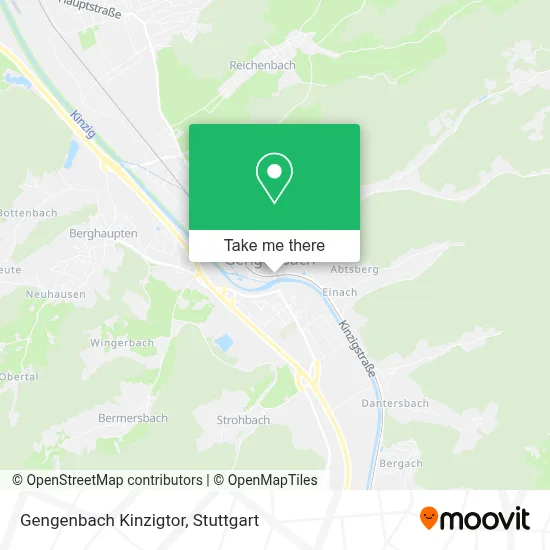 Gengenbach Kinzigtor map