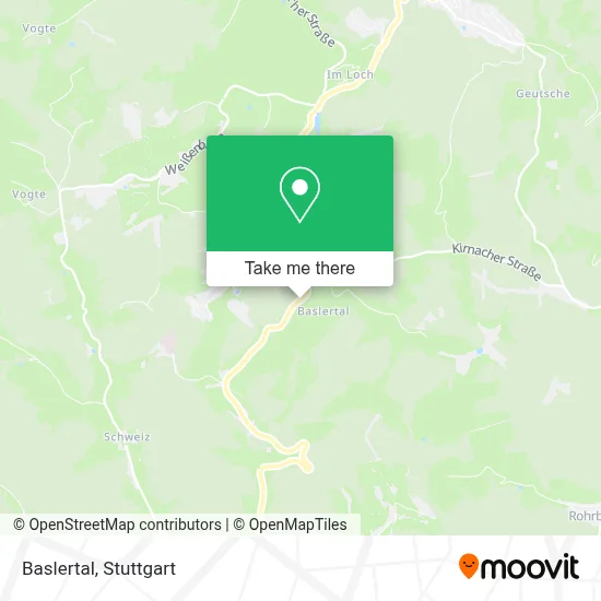 Baslertal map