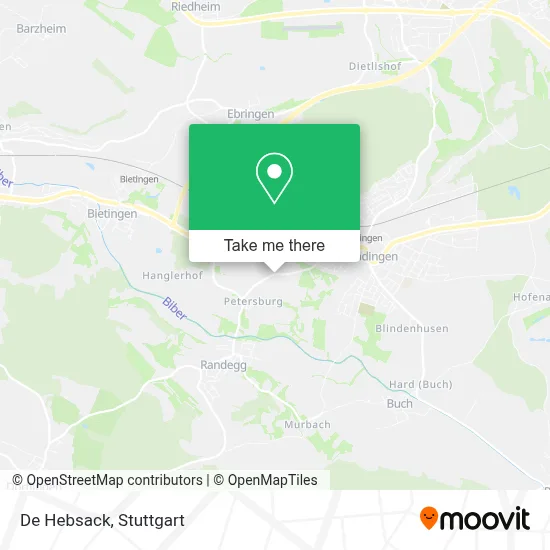 De Hebsack map