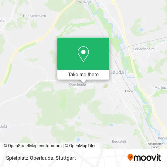 Spielplatz Oberlauda map