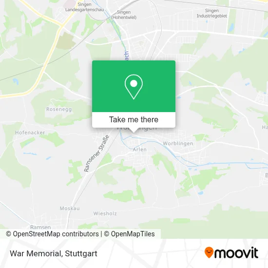 Kriegerdenkmal map