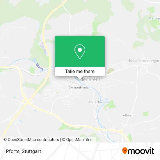 Pforte map