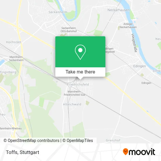 Toffs map