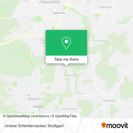 Untere Schindersacker map