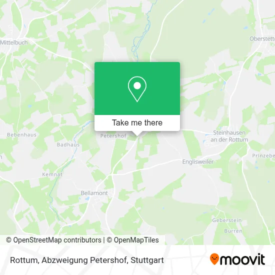 Rottum, Abzweigung Petershof map