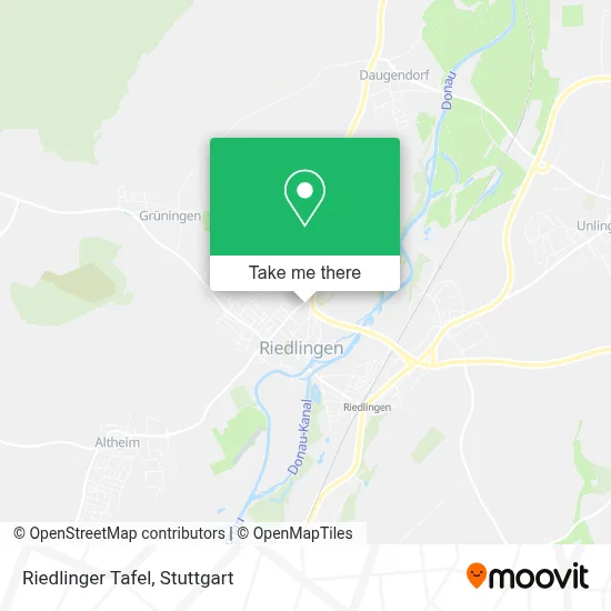 Riedlinger Tafel map