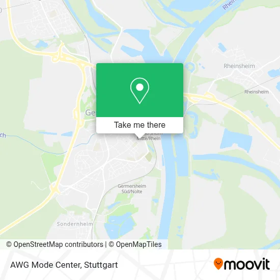 Awg-Modecenter map