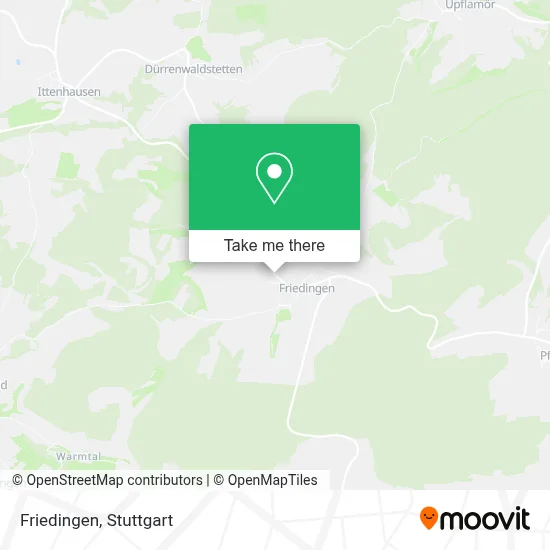Friedingen map
