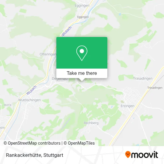 Rankackerhütte map