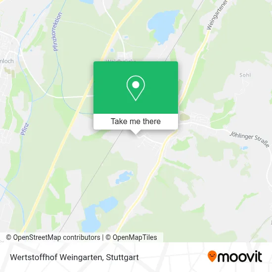 Wertstoffhof Weingarten map