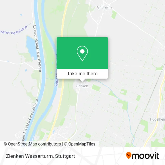 Zienken Wasserturm map