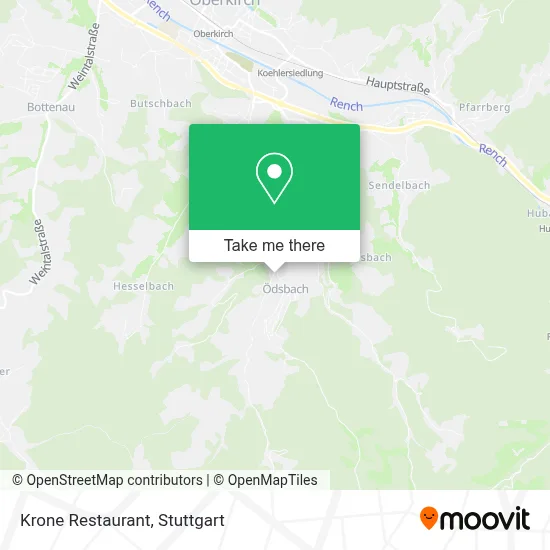 Restaurant Krone map
