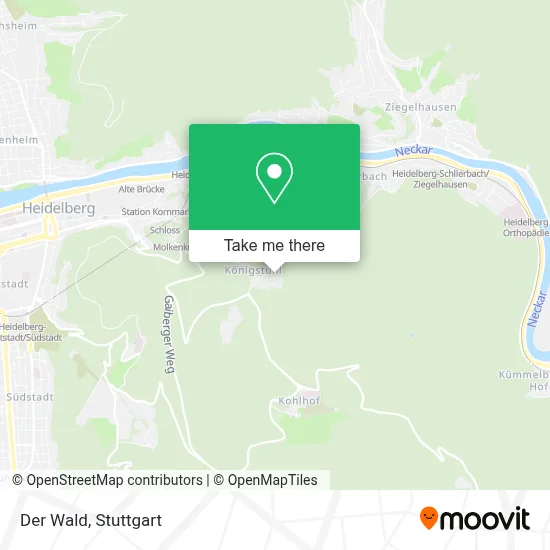 Der Wald map
