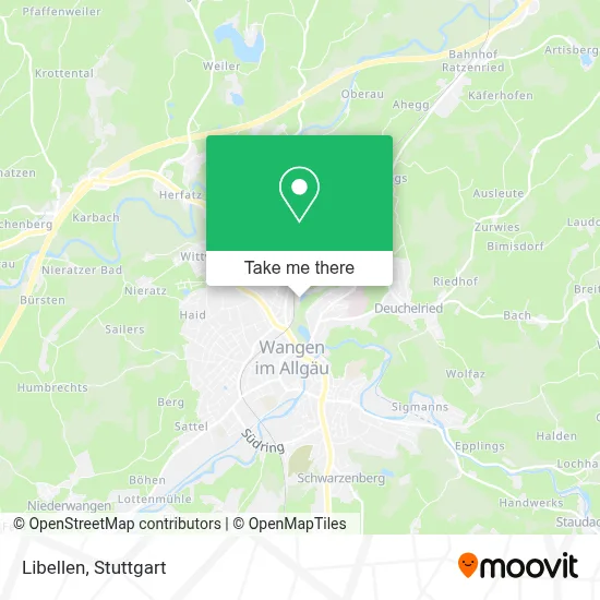 Libellen map