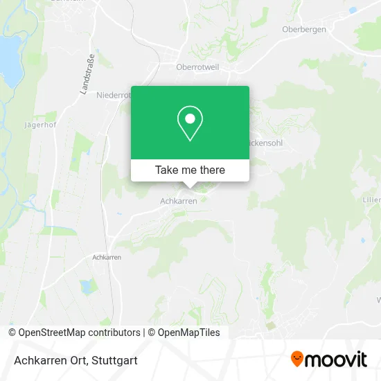 Achkarren Ort map