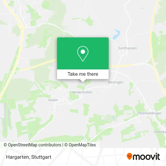 Hargarten map