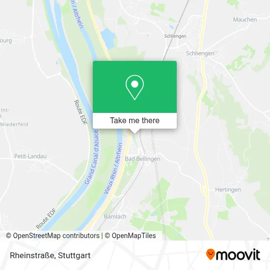 Rheinstraße map