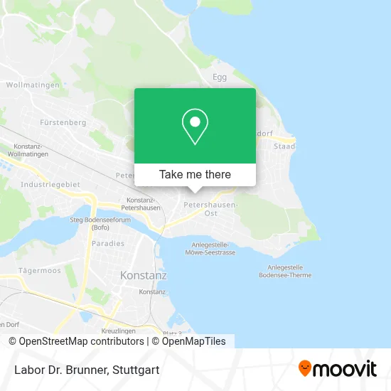 Labor Dr. Brunner map