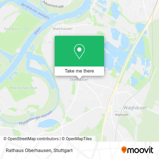 Rathaus Oberhausen map
