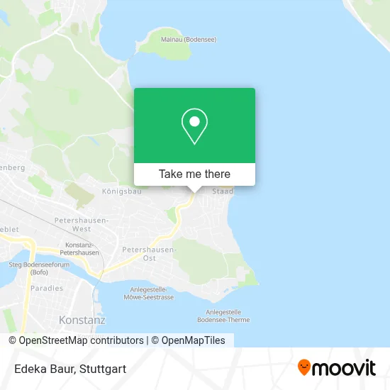 Edeka Baur map