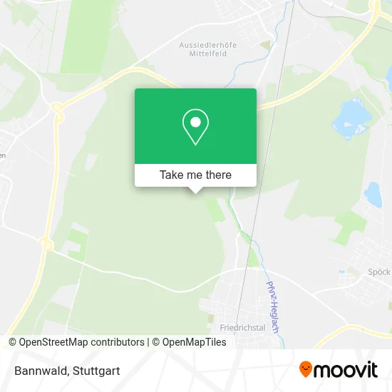 Bannwald map