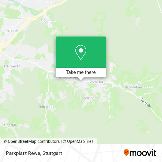 Parkplatz Rewe map