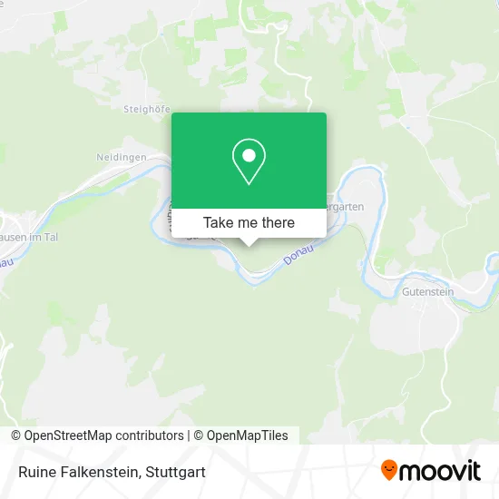 Ruine Falkenstein map