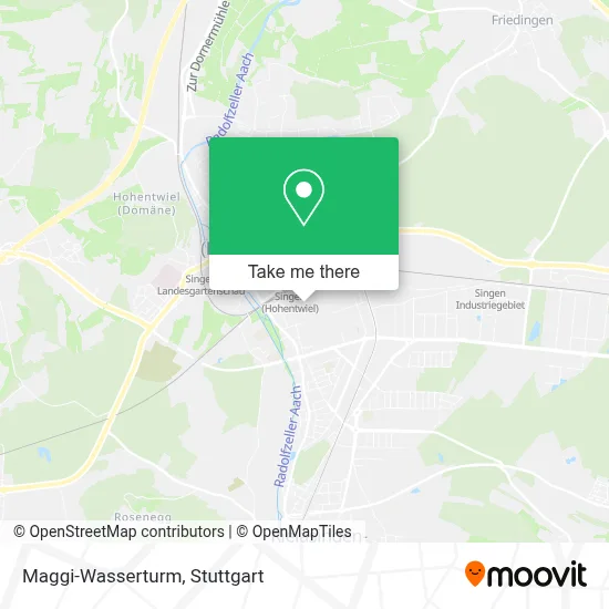 Maggi-Wasserturm map