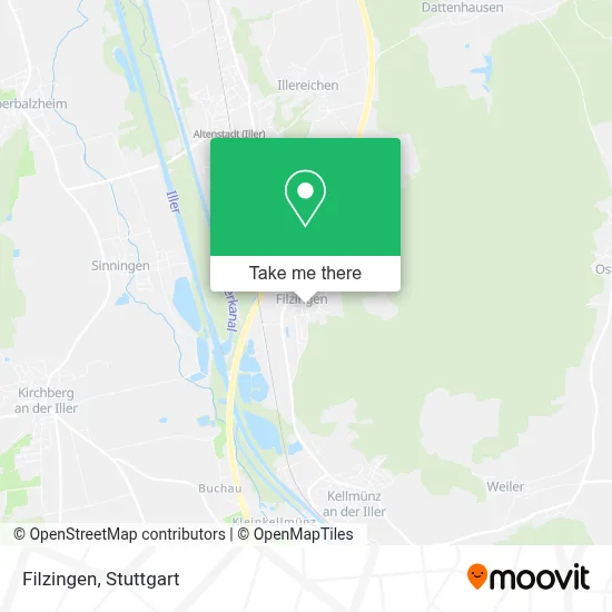 Filzingen map