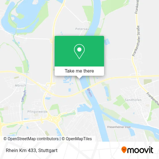 Rhein Km 433 map
