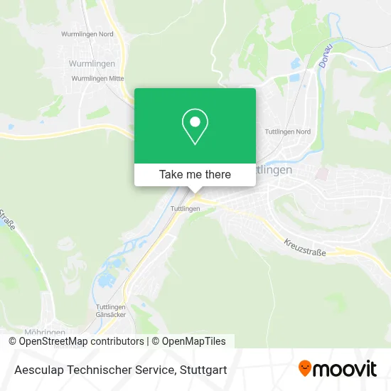 Aesculap Technischer Service map