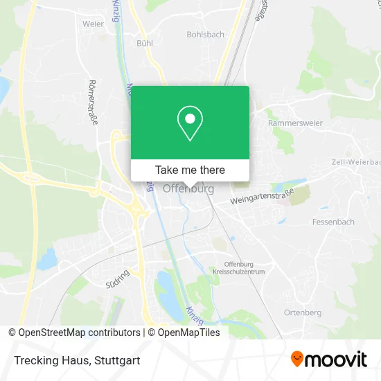 Trecking Haus map